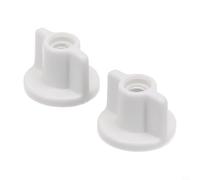 Bebykilemi Dado posteriore a vite da 6 mm, parti di ricambio fisse per sedile del WC, in plastica, kit di riparazione per WC, set di 2
