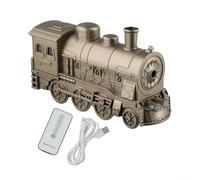 Bebykilemi Diffusore di oli essenziali a vapore, umidificatore USB da 300 ml, telecomando da 25 dB, macchina per aromaterapia a treno ultra silenzioso, con spray a LED a 7 colori, 2 luci e modalità