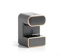 Bebykilemi Dispenser automatico di dentifricio con sensore di movimento, spremi dentifricio elettrico da parete con 3 slot per spazzolino da denti, erogatore igienico al tatto per (grigio)