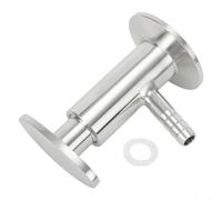 Bebykilemi Estremità sanitaria del puntale del morsetto dell'acciaio inossidabile .5" della valvola 304 del campione tre per le industrie farmaceutiche della latteria della bevanda dell'alimento