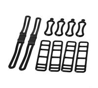 Bebykilemi Fascia di montaggio in silicone per manubrio e reggisella, compatibile con fari, fanali posteriori su montagna, strada, bici elettriche, pieghevoli, confezione da 10