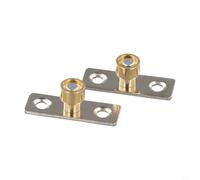 Bebykilemi Fermaporta regolabile, confezione da 2 pezzi, per cassetti scorrevoli in legno, con rotazione dei cuscinetti, guida all'allineamento delle ante dei mobili, (12 mm)