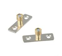 Bebykilemi Fermaporta regolabile, confezione da 2 pezzi, per cassetti scorrevoli in legno, con rotazione dei cuscinetti, guida all'allineamento delle ante dei mobili, (10 mm)