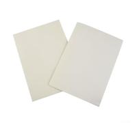 Bebykilemi Guarnizione in fibra di ceramica spessa 2 mm per porta della stufa e vetro del camino, resistente al calore fino a 1260 °C, 210 mm x 145 mm, compatibile con tubi fumari e camini (2 pezzi)