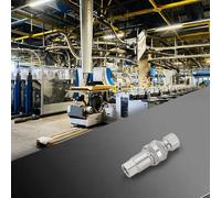 Bebykilemi Idraulico Quick Connect Accoppiatore M14x1.5mm Filettatura Femmina Acciaio al Carbonio Raccordo per Tubo per Sistemi ad Alta Pressione, Resistente con Bloccaggio Sfera in Acciaio,