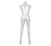 Bebykilemi Il vestito femminile a corpo intero mostra il modello gonfiabile del busto del manichino per l'abbigliamento al dettaglio forma S e altezza di viaggio 61 mostre Pvc sostanza commercio
