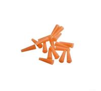 Bebykilemi Kit assortito di coni e silicone ad alta temperatura, 100 pezzi, riutilizzabili, resistenti al calore, in gomma siliconica e rivestimento a polvere, coni per mascheratura per automobili