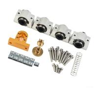 Bebykilemi Kit di aggiornamento per asse X in metallo aggiornato per CNC 3018 Pro, blocco cuscinetto lineare da 10 mm compatibile con macchine per incisione CNC Router 3018 Pro e 3018Plus