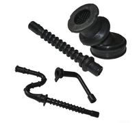 Bebykilemi Kit tubo carburante collettore di aspirazione compatibile con motosega 026 MS 260 024 MS 240 Parti di ricambio tra cui linea olio linea ad impulso per attrezzature elettriche esterne