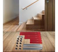 Bebykilemi Meccanismo scorrevole Customiza Scala Misurazione Gadget Template per misurazione accurata dell'angolo e del layout Mensola regolabile in lega di alluminio Plus Battistrada per scale con