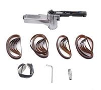 Bebykilemi Mini Air X Sander 10 Belt Plus Pneumatica 60/80/100/120 Levigatrice con 25 cinghie File Grana 16000rpm Velocità variabile 0. 25 Ingresso aria per levigatura 330mm