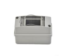 Bebykilemi Mini unità di consumo per garage a 2 vie, 40 A, 30 mA, RCD con 2 MCB, scatola di commutazione dei fusibili a montaggio orizzontale, protezione del circuito resistente all'acqua, involucro