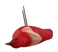 Bebykilemi Misuratore di umidità e pH del suolo decorativo con sensore di allarme dell'acqua, per piante in vaso, bonsai, aiuole, letture continue e igrometro (rosso)