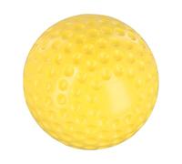 Bebykilemi Palla da baseball con fossette da 22,9 o 30,5 cm, per macchine da lancio, pratica di battuta, allenamento, materiale PU per un migliore tracciamento della palla (30,5 cm, giallo)