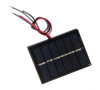 Bebykilemi Pannello solare da 0,3 W 3 V con filo, mini modulo solare in silicone policristallino per ricarica batteria, luci esterne e piccoli dispositivi elettronici, compatto e impermeabile