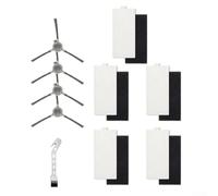 Bebykilemi per Lefant Set di parti di ricambio compatibile con robot aspirapolvere M1 M2 Pro, kit di filtri per spazzole laterali con strumento di pulizia per la manutenzione domestica