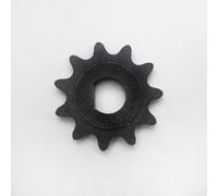 Bebykilemi Pignone pignone a 11 denti per scooter elettrico Motore ad alta velocità 25H Ingranaggio a catena tipo D Foro di montaggio 8 mm Mini Scooter Drive Gear Metallo Nero