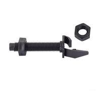 Bebykilemi Poggia-freccia centrale per archi ricurvi e composti - Plastica Avvitare Freccia Poggiapiedi Confezione da 3, Nero, 0.62 x 0.83 x 1.16 pollici, 2g per unità