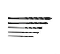 Bebykilemi Porcellana Calcestruzzo Vetro Ceramica Marmo Mattone Plus Legno duro - 3 o 4 o 5 o 6/8 mm Diametro Carburo cementato M 5pcs Triangolare Carbide Drill Bit per Set