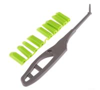 Bebykilemi Raschietto angolare per colla per vetro, con 3 teste, spargitore di sigillante e accessorio di finitura per piastrelle di ceramica, bagno, cucina, pulizia angoli interni (65r/10r/(sacchetto