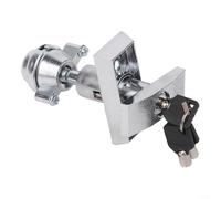 Bebykilemi Serratura a T in lega di zinco per distributori automatici, dispenser d'acqua, serratura di sicurezza antifurto, con 3 chiavi, testata spray salina (serratura corta)