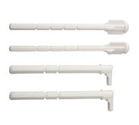 Bebykilemi Set 241874001 asta di scarico attuatore per sciacquone, per cassetta UP320, parti di ricambio bianche da 140 mm