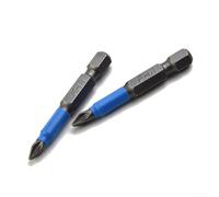 Bebykilemi Set di 10 punte magnetiche antiscivolo per cacciavite, 50 mm, con PH1/PH2/PH3/per PZ1/per PZ2/PZ3, per strumenti professionali e progetti fai da te (PH1)