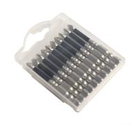 Bebykilemi Set di 10 punte per cacciavite a croce Ph2 con gambo multiplo esagonale, in lega di acciaio, antiscivolo, per cacciaviti elettrici, 50150 mm, set magnetico (65 mm)