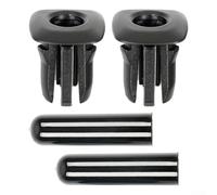 Bebykilemi Set di 4 pomelli neri per serratura della portiera posteriore, per serie 5 F10, F18, E39, in plastica, per serratura interna dell'auto (4 set