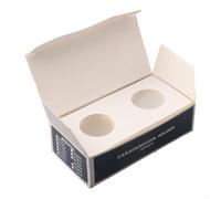 Bebykilemi Set di contenitori in cartone per collezione di monete, con 12 scomparti di diverse dimensioni, per francobolli e monete, espositore per album da collezione (20,5 mm)