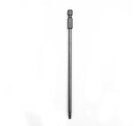 Bebykilemi Set di punte magnetiche per cacciavite Torx lunghe 150 mm con codolo esagonale da 4 pollici in lega di acciaio T8 per T15 per T20 per T25 T27 per T30 T40 punte di sicurezza per uso