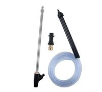 Bebykilemi Set di ugelli per sabbiatura con idropulitrice superiore, 2500 Psi e tubo flessibile per K2 K3 K4 K5 K6 Series adattatore in ottone e tubo di aspirazione in acciaio per rimozione vernice