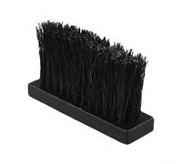 Bebykilemi Spazzola rettangolare per la manutenzione del focolare e del camino, colore nero, perfetta per Thor con manico in legno e setole robuste in polipropilene