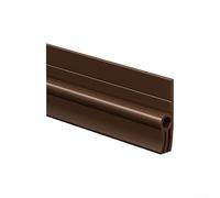 Bebykilemi Striscia di tenuta inferiore della porta per fessure, in TPE insonorizzato, antifurto, barriera contro le perdite d'aria, facile da installare e rimovibile, per casa e commerciale (marrone)