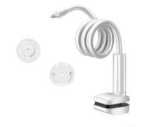 Bebykilemi Supporto flessibile per fotocamera per bambini, con angolo regolabile a 360°, per HelloBaby, Infant Optics 8/8Pro, Anmeate, Pro, Owlet, VAVA, ABS + metallo (1,1 m)