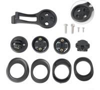 Bebykilemi Supporto per computer da bicicletta per manubrio xXx compatibile con Garmin Bryton Cateye Road Bike Contachilometri Staffa con rondelle, bulloni, basi, supporto luce per ciclismo GPS