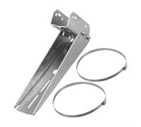 Bebykilemi Supporto per pannello solare in alluminio per installazione fai da te, staffa fotovoltaica regolabile a 30° compatibile con montaggio a parete e palo, supporto fotovoltaico a braccio