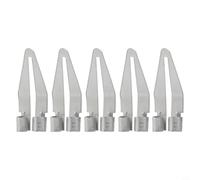 Bebykilemi Testa liscia per pannelli in plastica, gadget 3 oltre 5 punte in ferro per saldatura, ricambio compatibile con tubi in PP, paraurti auto, saldatura, lavatrice, moto (5 pezzi)