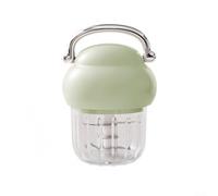 Bebykilemi Tritacarne elettrico da 350 ml e mini robot da cucina ricaricabile tramite USB, portatile, tritacarne, compatibile con aglio, cipolla, peperoncino, frutta, carne, viaggi (verde)