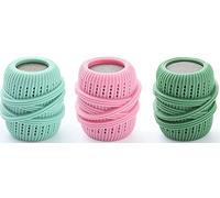 BECA 2 pezzi Sfera per il bucato Per lavatrice, Palline Lavatrice riutilizzabili, Sfera per Asciugatrice, Anti-avvolgimento