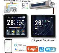 Beca BAC-2005ALW Termostato WiFi Fan Coil 2 Tubi, Valvola ON/OFF, 3 Velocità