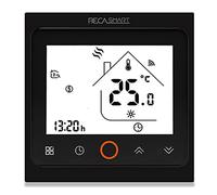 BecaSmart Serie 002 Termostato Smart WiFi per 3A Riscaldamento dell'acqua LCD Touch Screen di controllo della programmazione intelligente con Assistente vocale Alexa/Google Home Nero