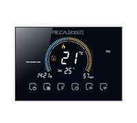 BecaSmart Series 8000 3A LCD Touch Screen Termostato di controllo programmazione Riscaldamento della caldaia intelligente con connessione WIFI (Riscaldamento della caldaia, Nero(WIFI))