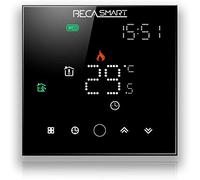 BecaSmart Serise 003 WIFI Termostato Compatibile con Riscaldamento caldaia Controllo della programmazione cellulare Lavora con Alexa, Google Home (Riscaldamento caldaia, Nero (WIFI))