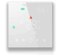 BecaSmart Serise 003 WIFI Termostato Compatibile con Riscaldamento dell'acqua Controllo della programmazione cellulare Lavora con Alexa, Google Home (Riscaldamento dell'acqua, Bianco (WIFI))