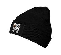 Because I'm The Boss That's Why Donna Uomo Beanie Cappello Flessibile Skull cap Morbido Berretto Invernale per Corsa Sci Ciclismo