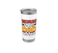 Because I'm The Dad That's Why Bicchiere termico in acciaio inox doppia parete