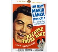 Because You'Re Mine (DVD) Doretta Morrow James Whitmore Mario Lanza Dean Miller
