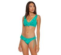 Becca by Rebecca Virtue Socialite Arielle - Bikini con volant e bralette da donna, Diaspro, d