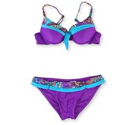 Becca Costumi Da Bagno Femminili A Due Pezzi Con Imbottitura, Viola, Media